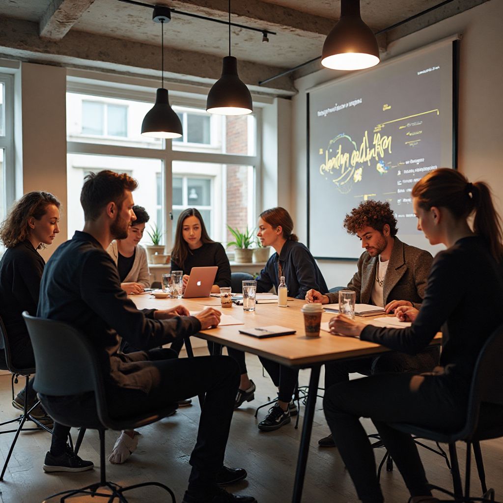 Workshop interactiv în desfășurare