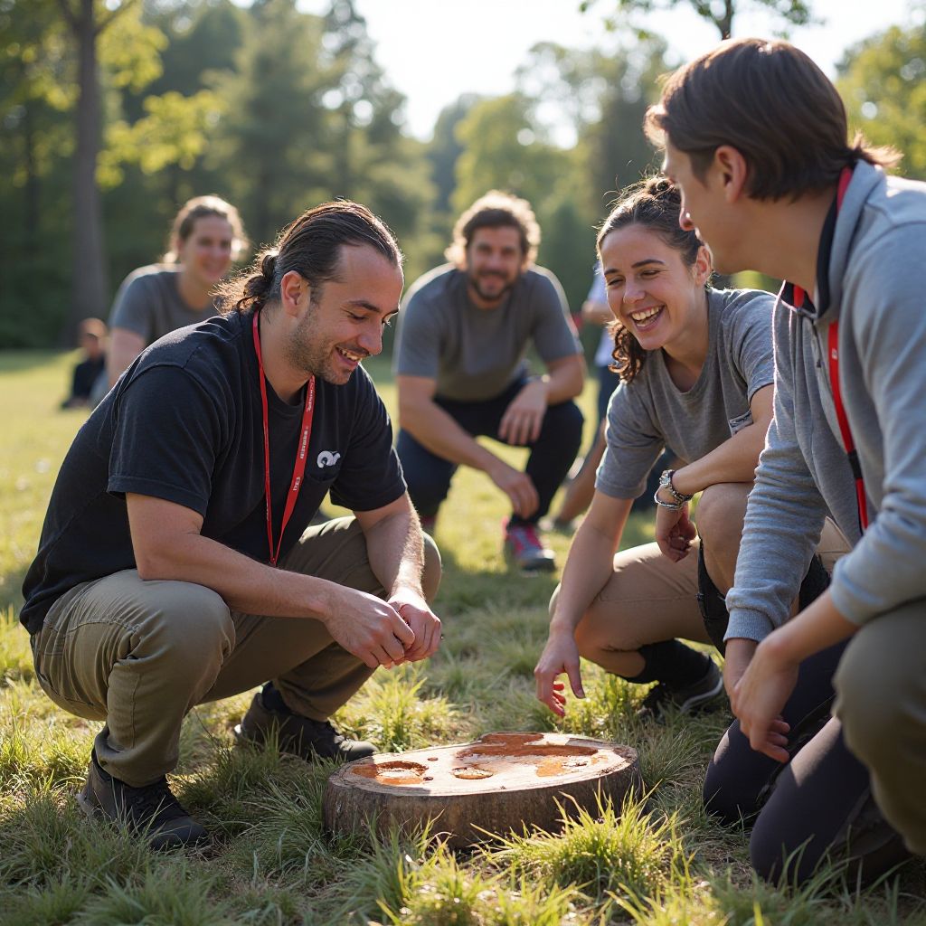 Exercițiu de grup pentru disciplină